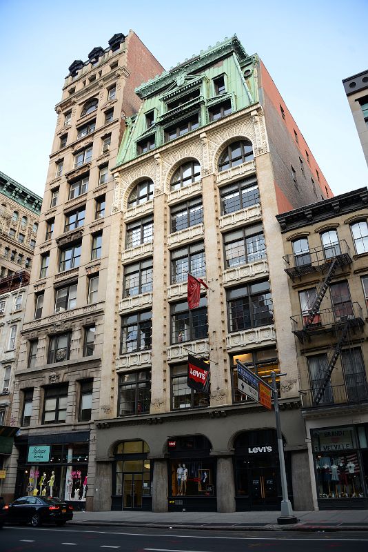 05-1 New Era Building Is An 1893 Art Nouveau Building At 495 Broadway Just North of Broome Street In SoHo New York City
